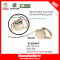 Gold Color Retractable Dog Leash (YL83447)